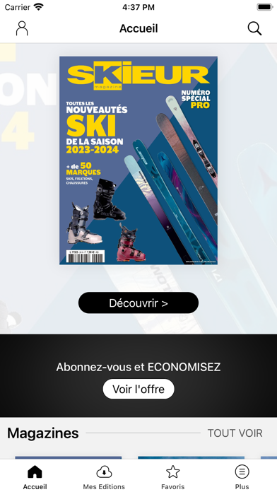 Screenshot #1 pour Skieur Mag