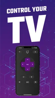 rokumote : your roku tv remote iphone screenshot 1