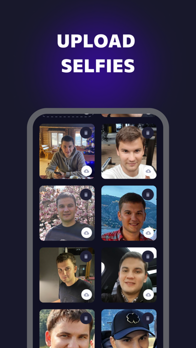 AI professional headshots Dyvo Screenshot