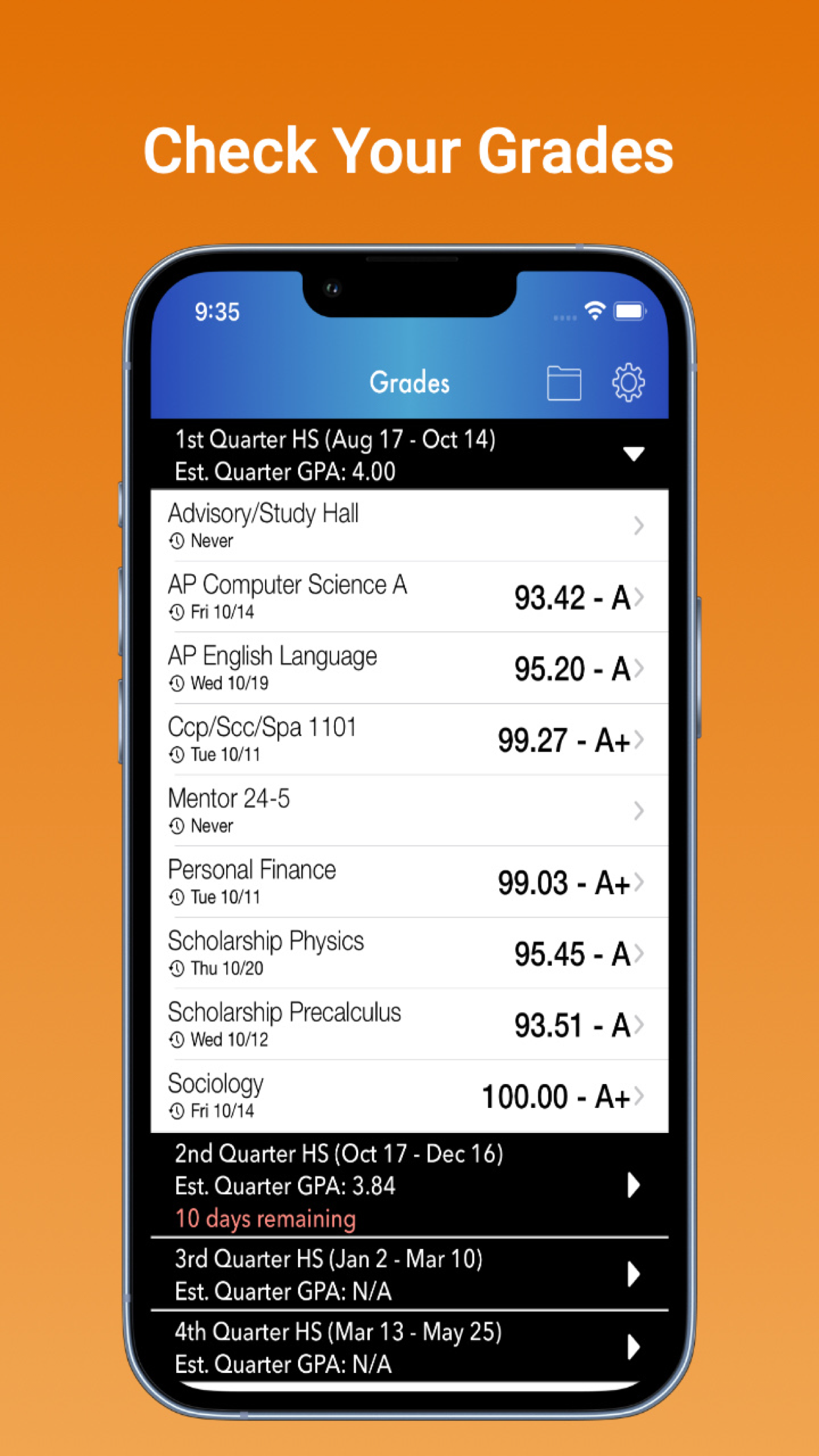 Student Grades