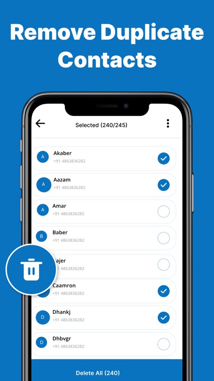 Contact Manager & Cleaner