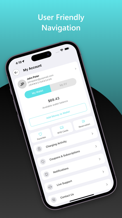 Screenshot 2 of Neon Charging App