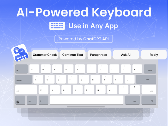 AI Keyboard Extension Writer
