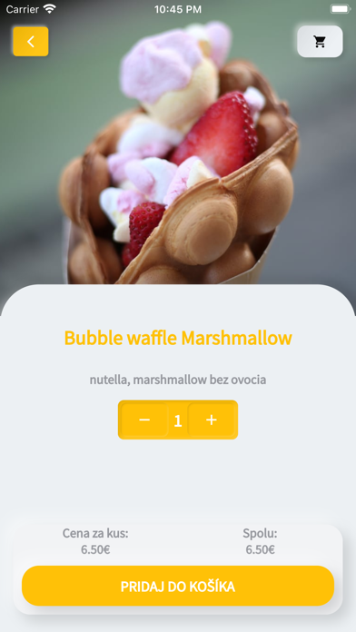 Bubble Waffle Bratislava Screenshot