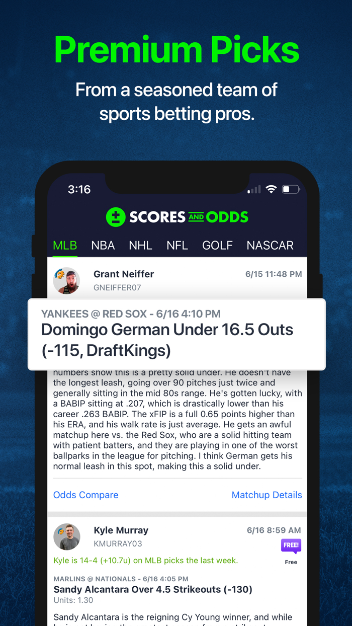 Scores and Odds Sports Betting