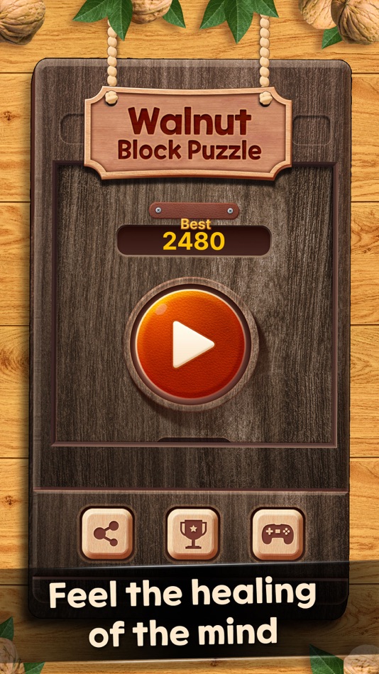 #7. Walnut Wood Block Puzzle (iOS) 由: BUZZ POWDER INC.