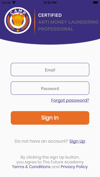 Certified AML Professional Screenshot
