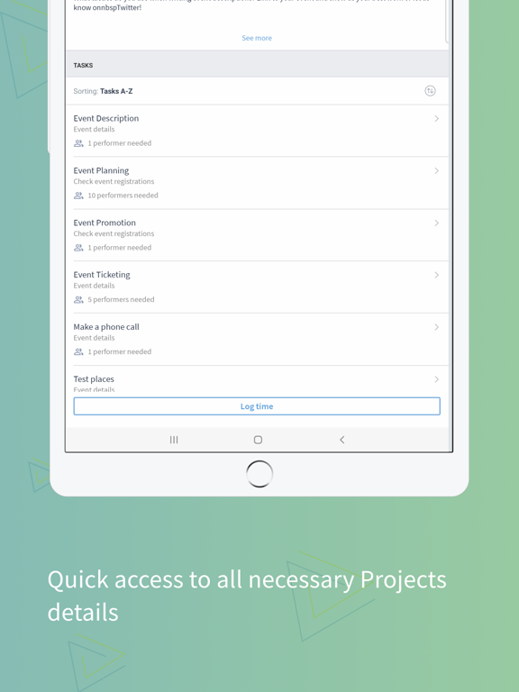 CiviMobile iPad screenshot 9 - Productivity app