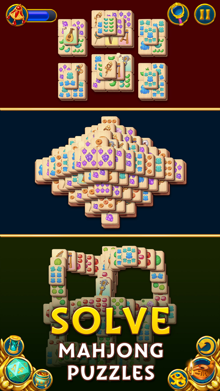 Pyramid of Mahjong Tile Game