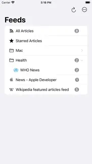 cloudnews - feed reader iphone screenshot 1