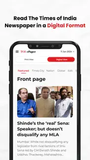 times of india newspaper app iphone screenshot 3