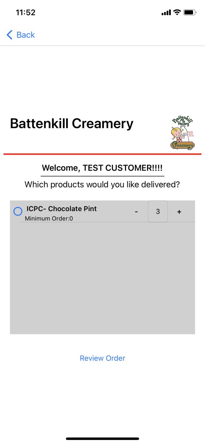 Battenkill Creamery Orders