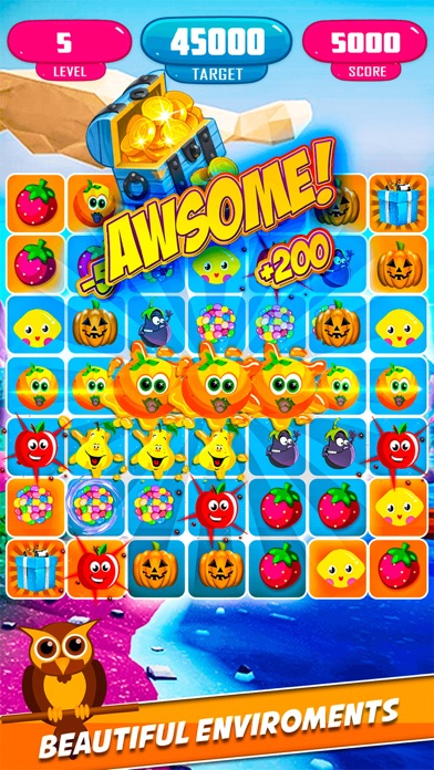 Fruit Candy Blaster Match 3 Screenshot