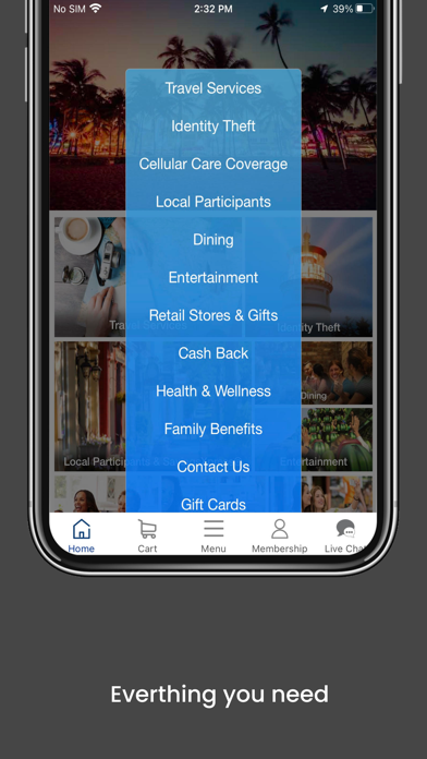 Member Perks Screenshot