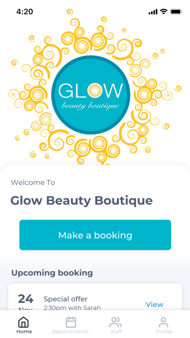 Glow Beauty Boutique Screenshot