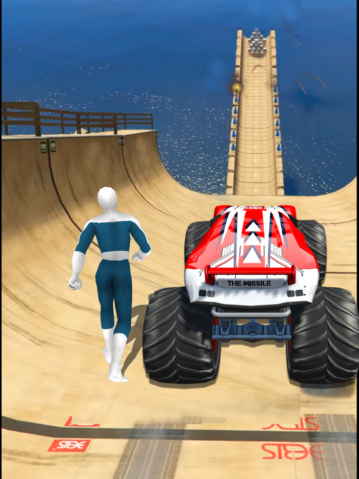 Superhero Mega Car Stunt