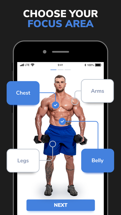 Workouts For Men: Gym & Home Screenshot