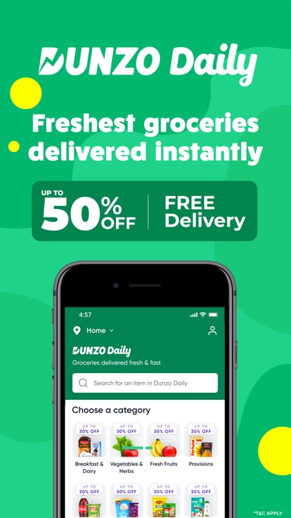 Dunzo: Grocery Delivery App