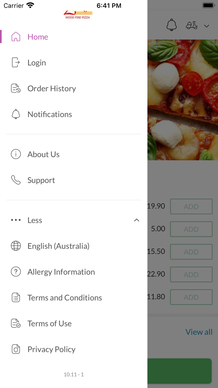 Zacks Woodfire Pizza