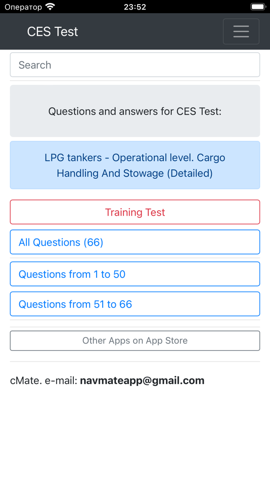 #8. LPG tankers CHaS Operational (iOS) Podle: Maxim Lukyanenko