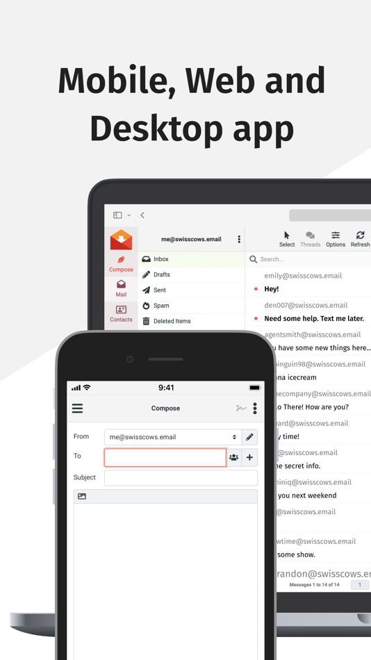 #5. Swisscows Email (iOS) Podle: Swisscows AG