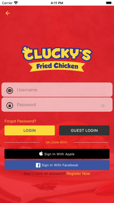 Cluckys Fried Chicken Screenshot