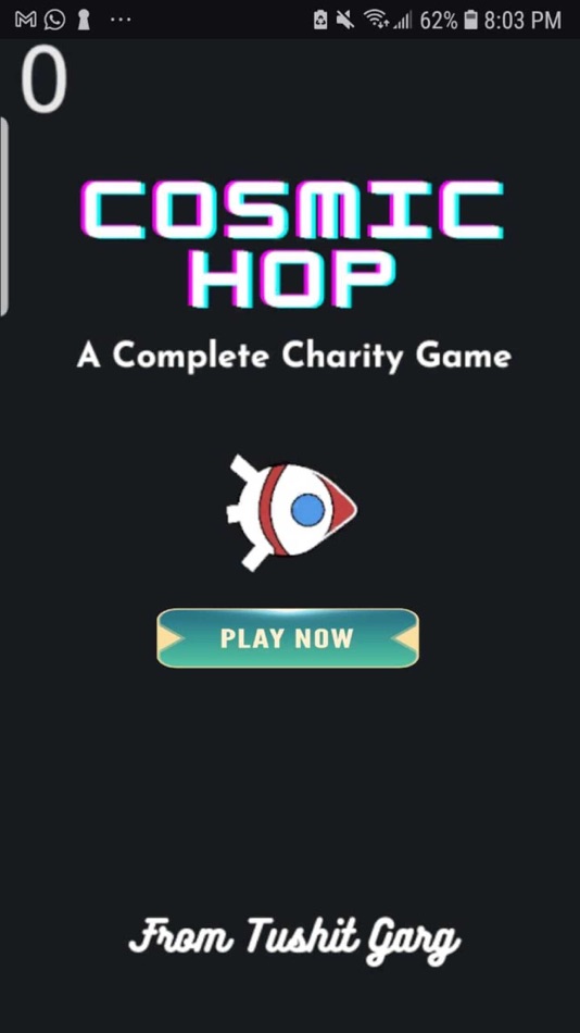 #1. Cosmic Hop (iOS) Ved: Niranjan Singh