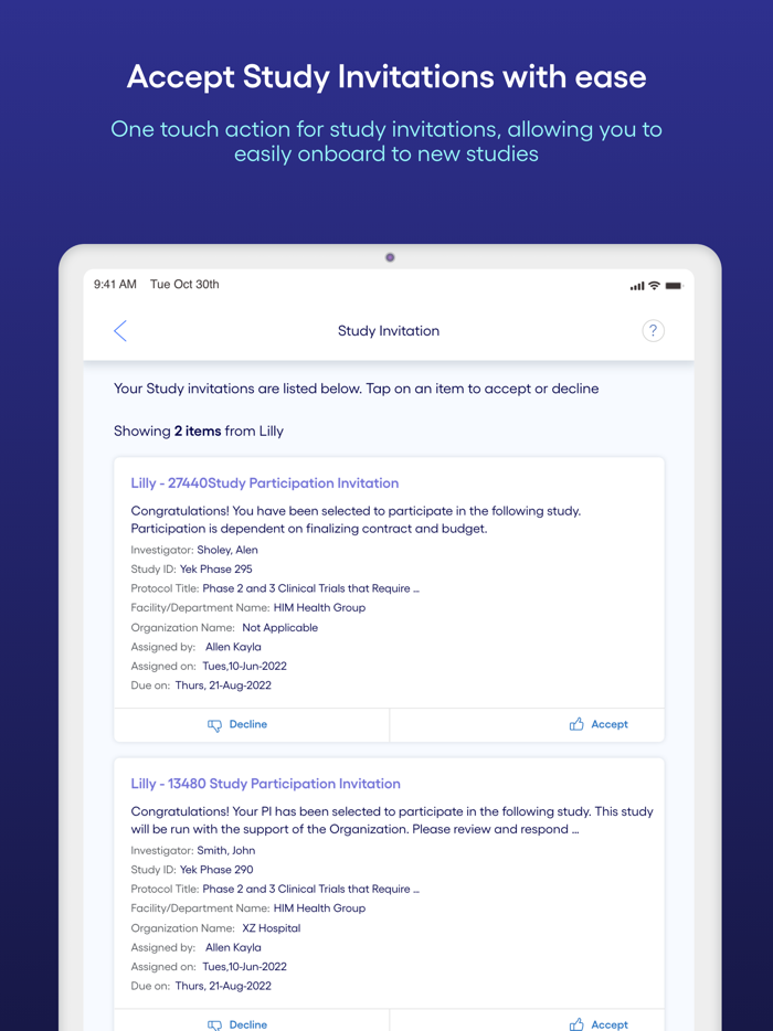 Shared Investigator Platform