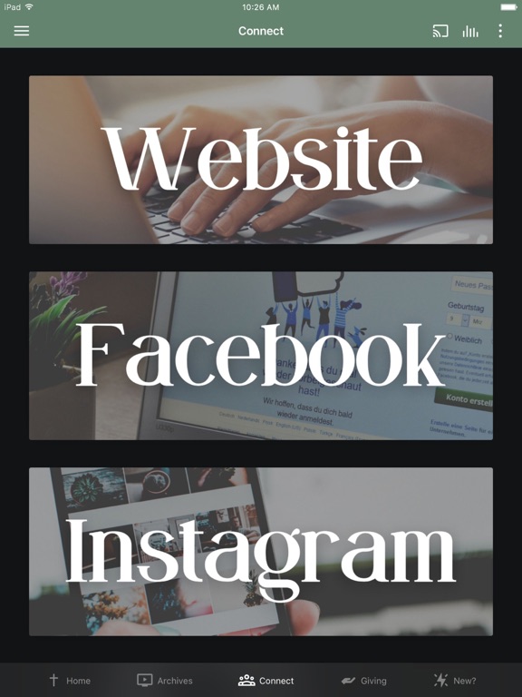 Grace Baptist Church - OS iPad screenshot 3 - Education app