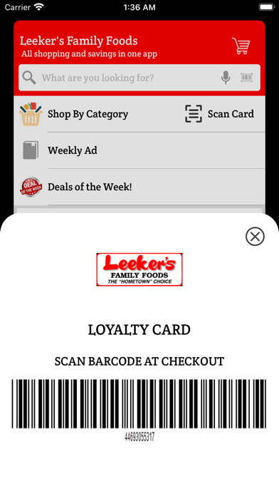 Leeker's Family Foods Screenshot