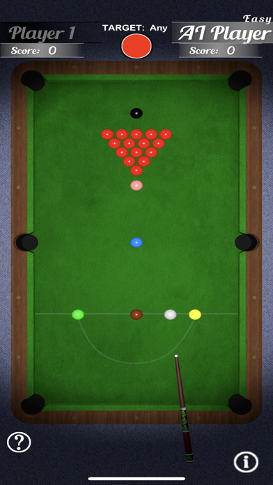 Pool Table Challenge Screenshot
