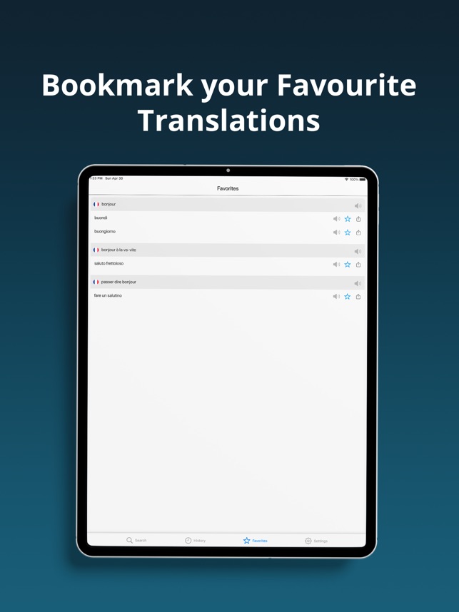 Dictionnaire Italien-Français on the App Store