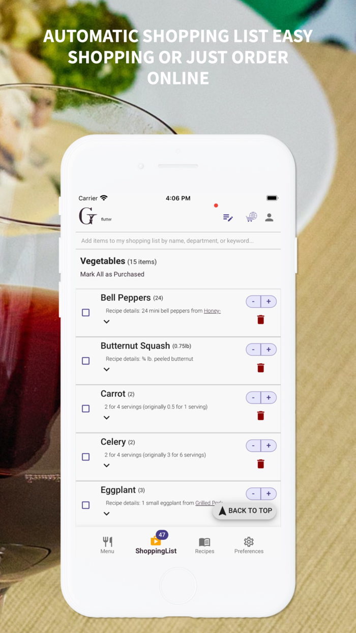 Guustav - Plan Shop and Eat