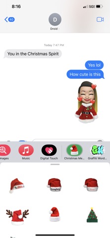 Christmas Memoji Stickersのおすすめ画像5