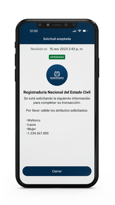 Cedula Digital Colombia Screenshot
