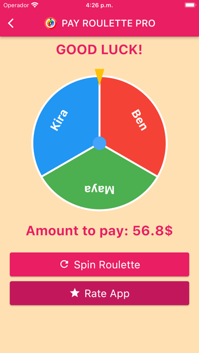 Pay Roulette Pro Screenshot
