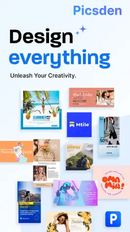 Game screenshot Picsden : Design & Flyer Maker mod apk