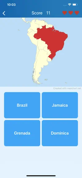 Game screenshot Countries in the Americas Quiz mod apk