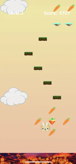 Game screenshot Lava Floor Escape: Jumpy Bunny hack