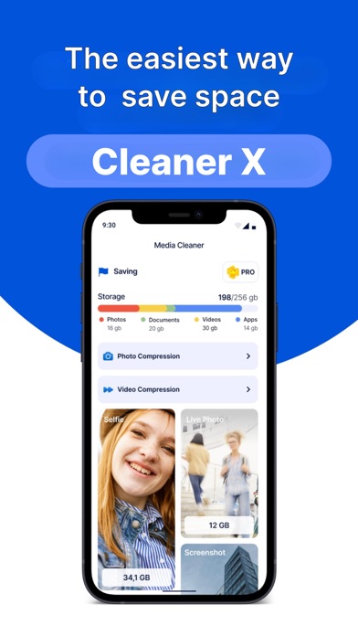 Cleaner X: Phone Photo Cleanup Screenshot 1 - AppWisp.com Cleaner X: Phone Photo Cleanup Screenshot 1 - AppWisp.com