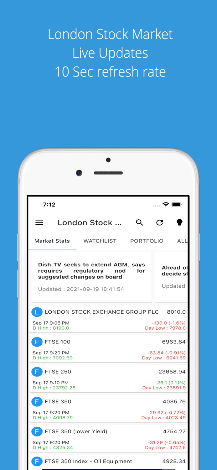 London Stock Market Live