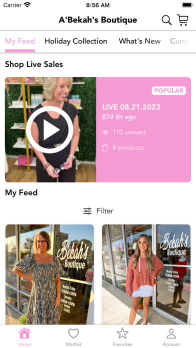 A'Bekah's Boutique Screenshot