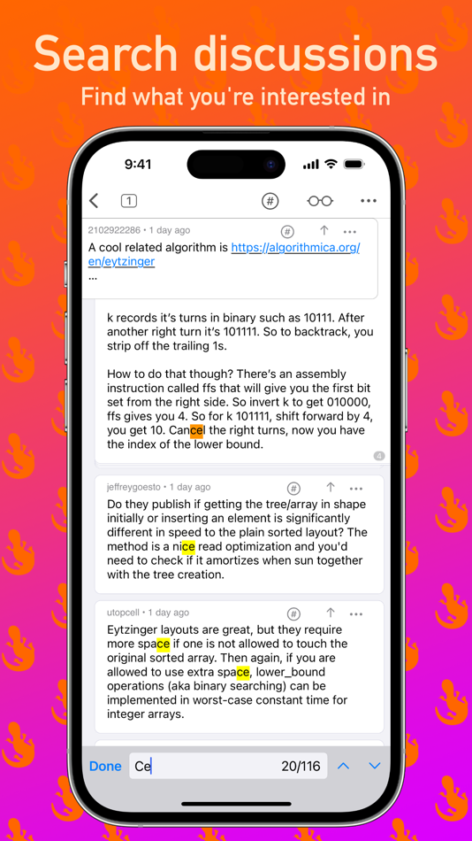 #4. Hacko for Hacker News (iOS) Podle: Andrii Sievrikov