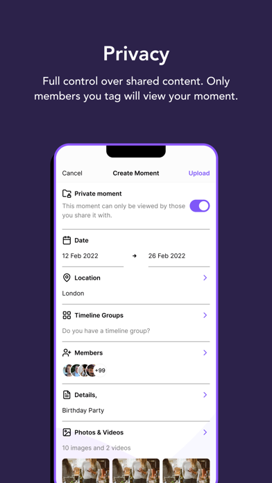 LifeStorie Screenshot