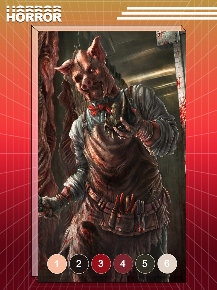 Dark Color Paint By Number