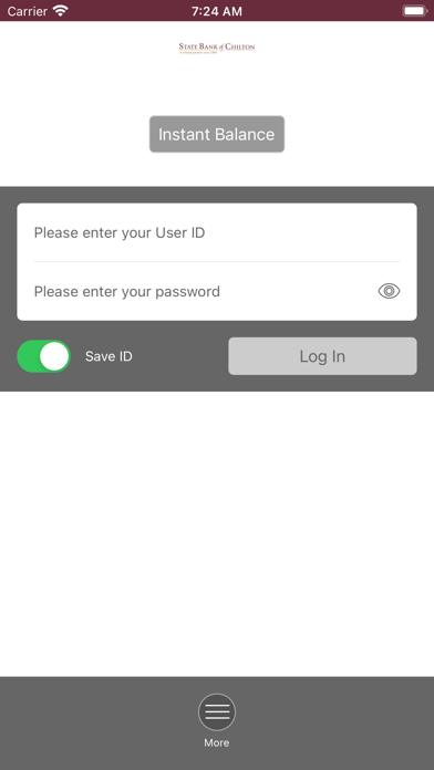 State Bank of Chilton Screenshot