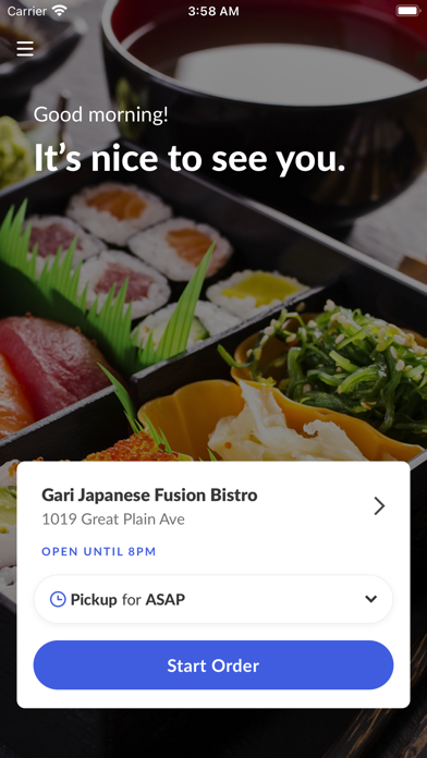 Gari Japanese Restuarant Screenshot