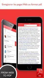 convertisseur pdf - web en pdf iPhone Captures Décran 1