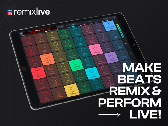Remixlive - Make Music & Beats iPad app afbeelding 1