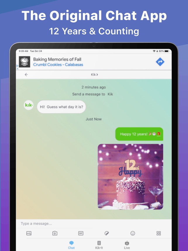 Just Chatting: Fun way to chat on the App Store